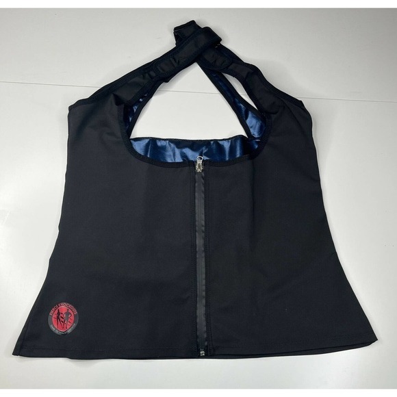 NWT Fierce Knockouts Sauna Vest Size XL Women’s Black - Picture 1 of 7